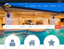 Tablet Screenshot of exploresocalhomes.com